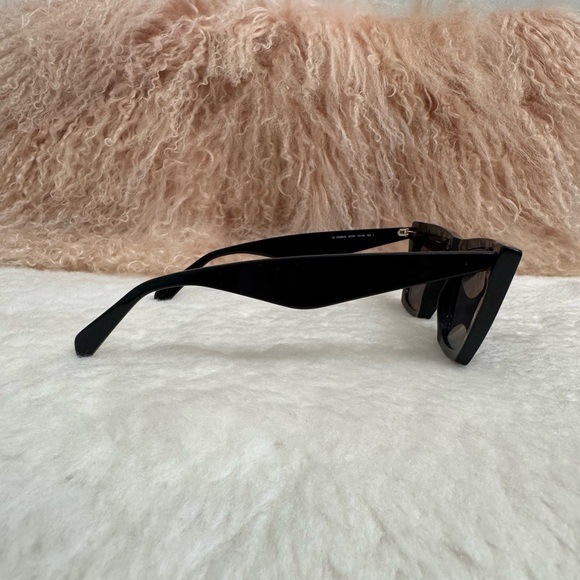 Used AUTHENTIC excellent great condition Céline EDGE all black sunglasses - Picture 15 of 15